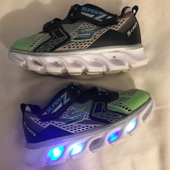 skechers neon lights